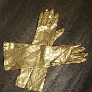 Accessories - Vintage Gold Lame Gloves Accessories - Vintage Gold Lame Gloves